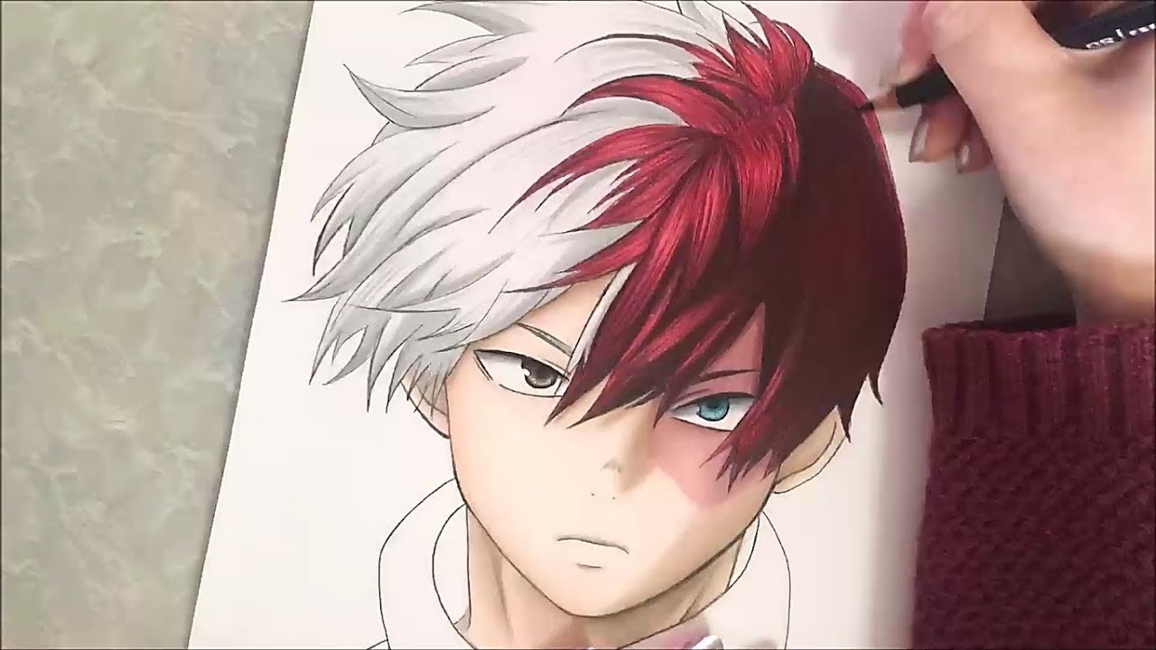 Featured image of post Anime Drawing My Hero Academia Todoroki