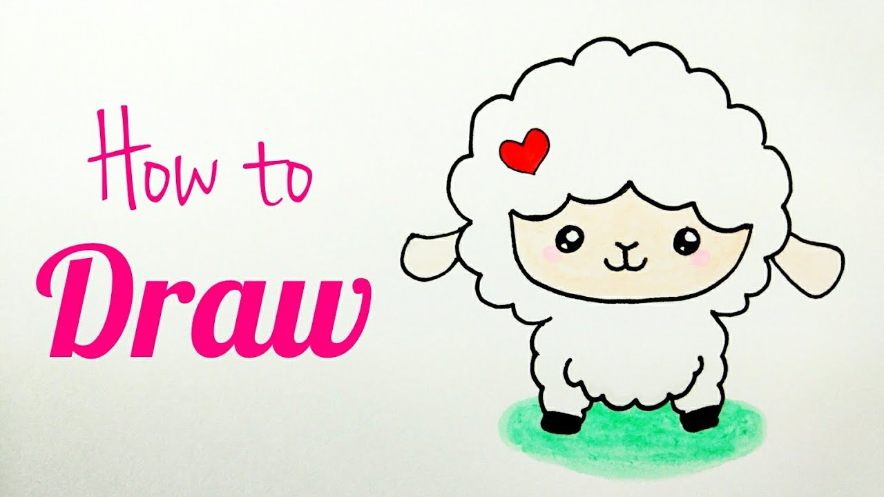 Featured image of post Cute Sheep Drawing Easy