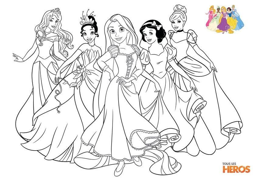 Featured image of post Dessin Princesse Disney A Imprimer Gratuit