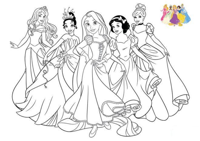 Featured image of post Dessin Princesse Disney Facile A Imprimer