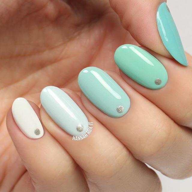 Featured image of post Different Shades Of Teal Nails