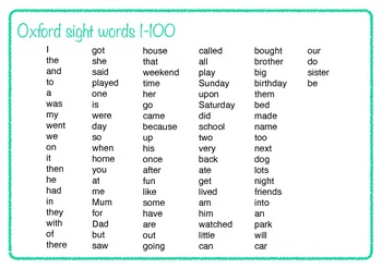 Featured image of post Oxford Word List 1-100