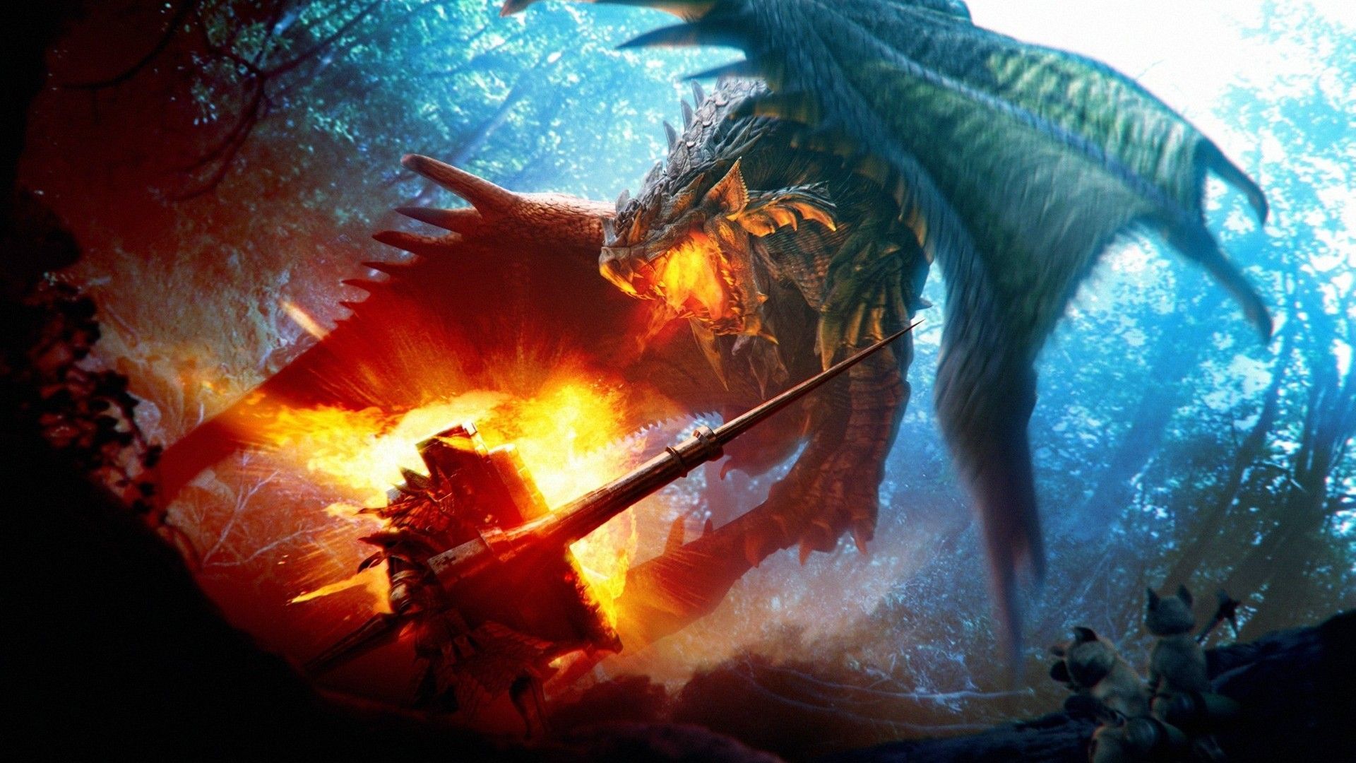 Featured image of post Realistic Fire Breathing Dragon Wallpaper